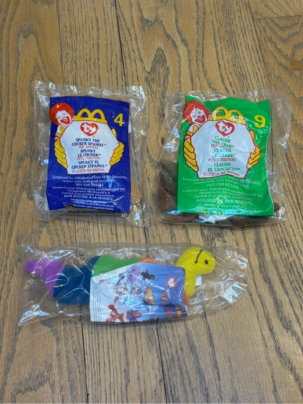 Vintage McDonald’s TY Beanie Buddies Happy Meal Plush lot